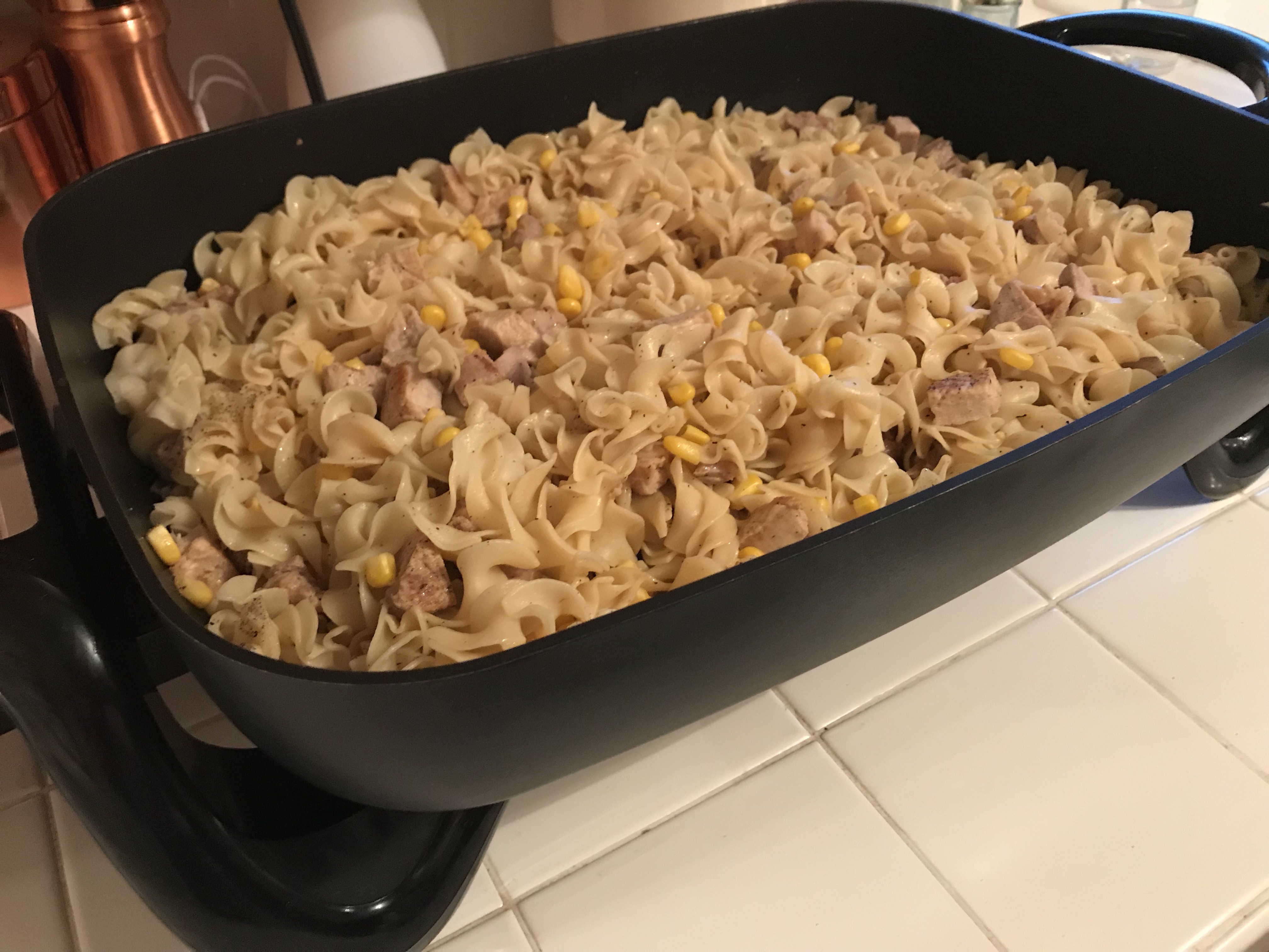 Pork Noodle Casserole Vintage Cooking